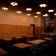 Warm, Industrial Coffee Room with Amazing Lighting